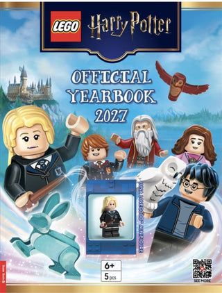 Cover image for 9781837252343 - LEGO® Harry Potter™: Official Yearbook 2027 (with Luna Lovegood™ minifigure and wand)