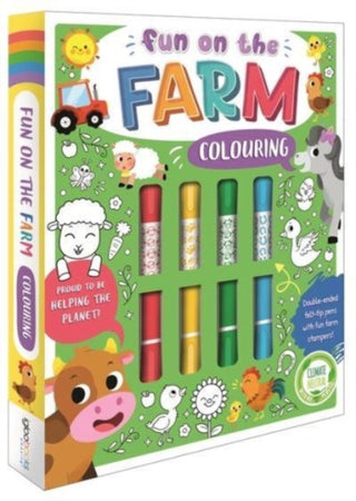 Cover image for 9781837710065 - Fun on the Farm Colouring