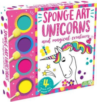 Cover image for 9781837710676 - Sponge Art Unicorns and Magical Creatures