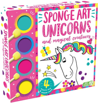 Cover image for 9781837710676 - Sponge Art Unicorns and Magical Creatures