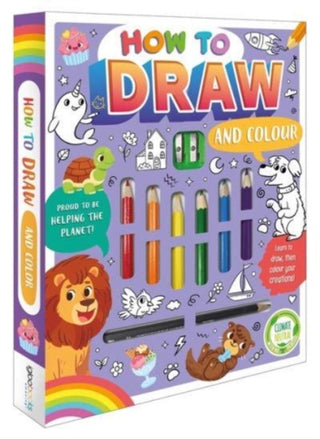 Cover image for 9781837710829 - How to Draw and Colour