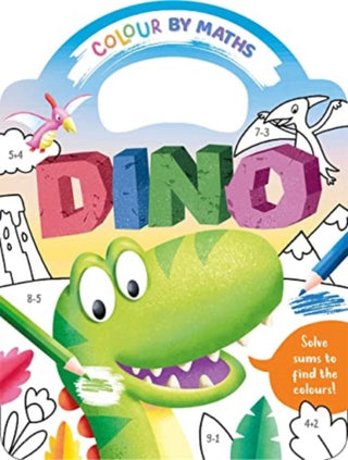 Cover image for 9781837710836 - Colour By Maths: Dino