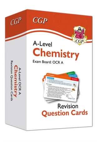 Cover image for 9781837740819 - A-Level Chemistry OCR A Revision Question Cards