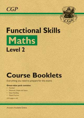 Supplemental image for 9781837742103 - New Functional Skills Maths Level 2 - Course Booklets Pack (with Online Edition)