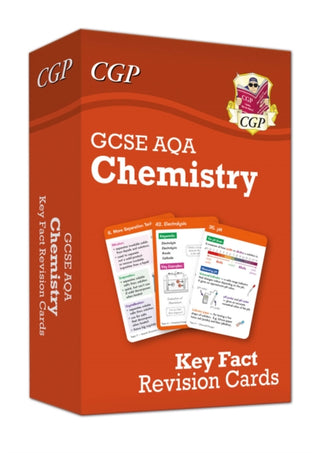 Cover image for 9781837742370 - GCSE Chemistry AQA Key Fact Revision Cards - Summary cards for quick revision