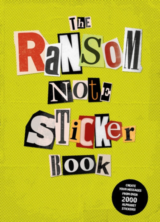 Cover image for 9781837760398 - The Ransom Note Sticker Book