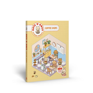Cover image for 9781837761395 - Cute 'n' Cozy Sticker Therapy: Coffee Shops