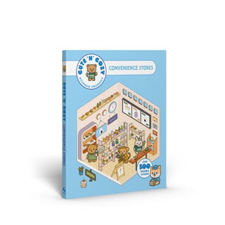 Cover image for 9781837761401 - Cute 'n' Cozy Sticker Therapy: Convenience Stores