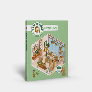 Cover image for 9781837761425 - Cute 'n' Cozy Sticker Therapy: Flower Shop