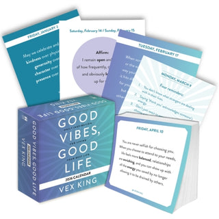 Supplemental image for 9781837824267 - Good Vibes, Good Life Calendar 2026