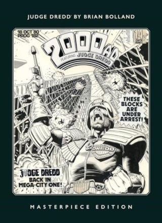 Cover image for 9781837861941 - Judge Dredd by Brian Bolland: Masterpiece Edition