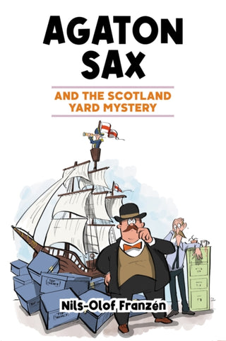 Cover image for 9781837910106 - Agaton Sax and the Scotland Yard Mystery