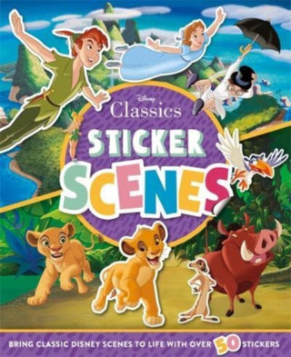 Cover image for 9781837950133 - Disney Classics: Sticker Scenes