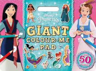 Cover image for 9781837951109 - Disney Princess: Giant Colour-Me Pad