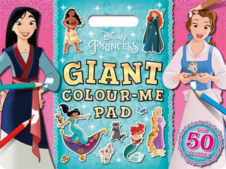 Cover image for 9781837951109 - Disney Princess: Giant Colour-Me Pad