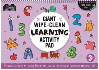 Supplemental image for 9781837951246 - 3+ Giant Wipe-Clean Learning Activity Pad