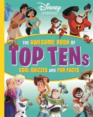 Cover image for 9781837951420 - Disney Learning: The Awesome Book of Top Tens