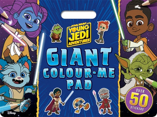 Cover image for 9781837951895 - Star Wars Young Jedi Adventures: Giant Colour Me Pad