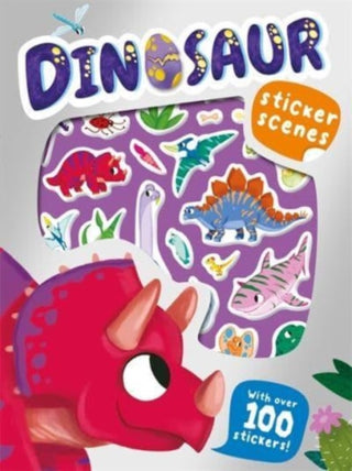 Supplemental image for 9781837954063 - Dinosaur Sticker Scenes