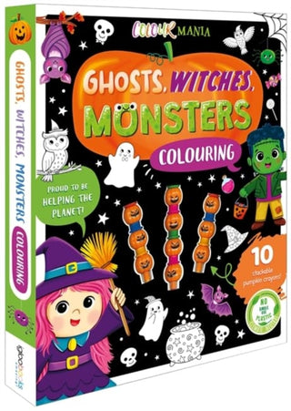 Supplemental image for 9781837954964 - Ghosts, Witches, Monsters Colouring