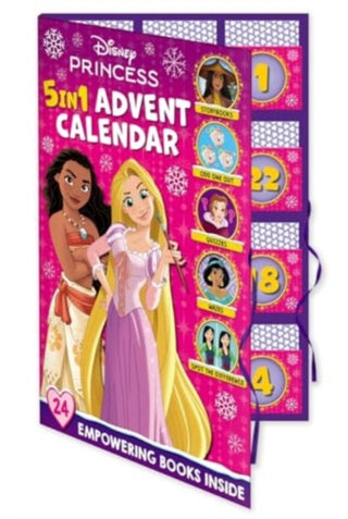 Supplemental image for 9781837959099 - Disney Princess: 5-in-1 Advent Calendar