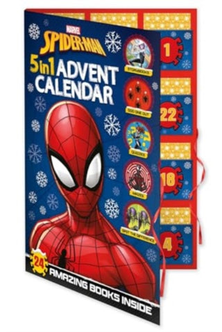 Cover image for 9781837959198 - Marvel Spider-Man: 5-in-1 Advent Calendar