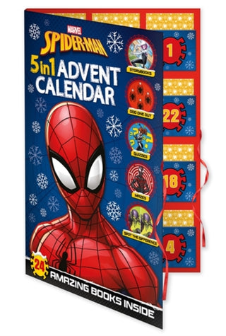 Cover image for 9781837959198 - Marvel Spider-Man: 5-in-1 Advent Calendar