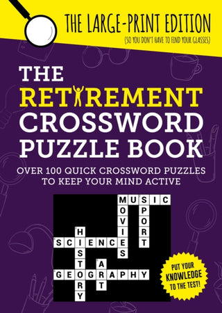 Cover image for 9781837993413 - The Retirement Crossword Puzzle Book