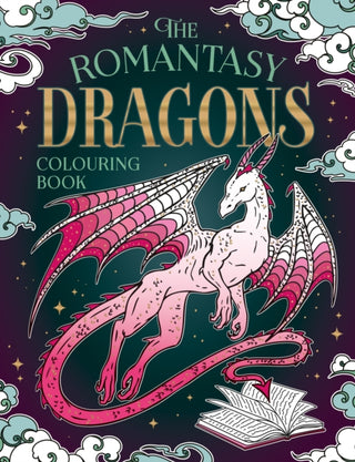 Cover image for 9781837999682 - The Romantasy Dragons Colouring Book