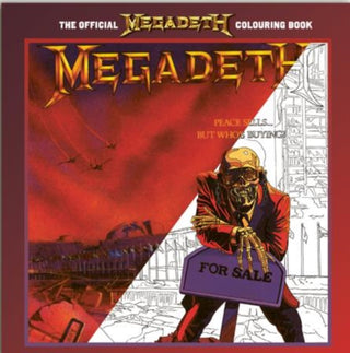 Cover image for 9781838147037 - The Official Megadeth Colouring Book