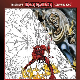 Cover image for 9781838147051 - The Official Iron Maiden Colouring Book