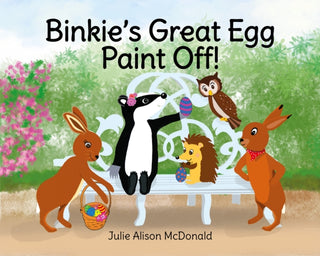 Cover image for 9781838247003 - Binkie's Great Egg Paint Off!