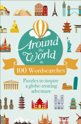 Cover image for 9781838573386 - Around the World in 100 Wordsearches