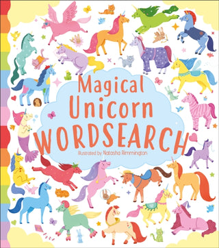 Cover image for 9781838579678 - Magical Unicorn Wordsearch