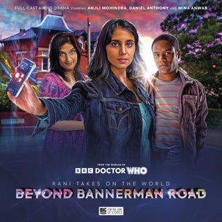 Cover image for 9781838689933 - Doctor Who Special Releases - Rani Takes on the World: Beyond Bannerman Road