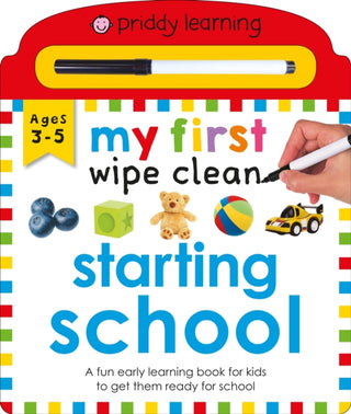 Cover image for 9781838990220 - My First Wipe Clean: Starting School