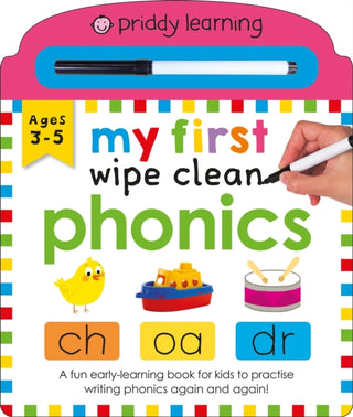 Cover image for 9781838993184 - My First Wipe Clean: Phonics