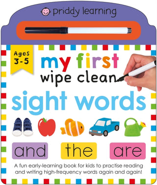 Cover image for 9781838993894 - My First Wipe Clean Sight Words