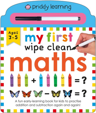 Cover image for 9781838993900 - My First Wipe Clean Maths