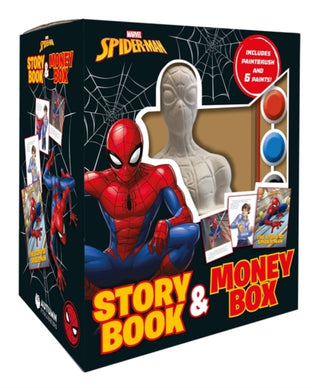 Cover image for 9781839035838 - Marvel Spider-Man: Story Book & Money Box