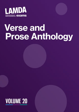 Cover image for 9781839043291 - LAMDA Verse and Prose Anthology: Volume 20