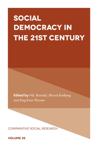 Cover image for 9781839099557 - Social Democracy in the 21st Century