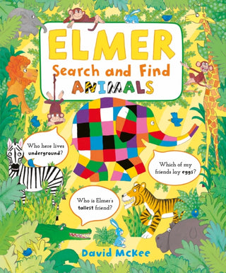 Supplemental image for 9781839133725 - Elmer Search and Find Animals