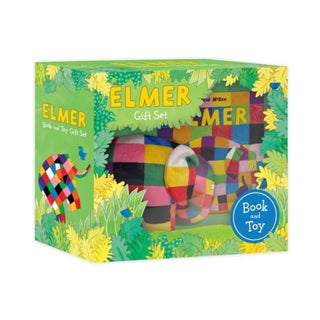 Cover image for 9781839135149 - Elmer Book and Toy Gift Set