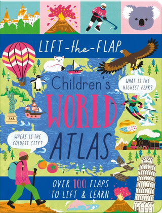 Cover image for 9781839234637 - Lift-the-Flap Children's World Atlas