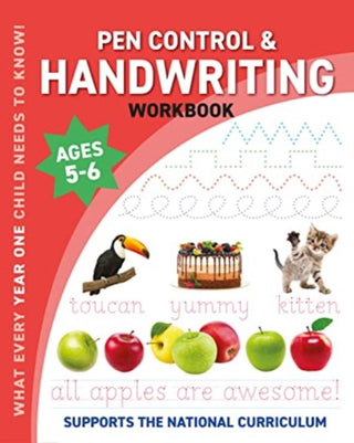 Cover image for 9781839238932 - Pen Control & Handwriting Workbook
