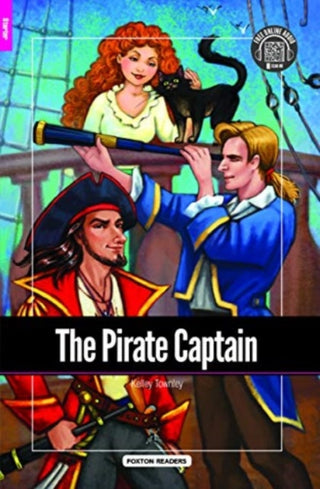 Cover image for 9781839250200 - The Pirate Captain - Foxton Reader Starter Level (300 Headwords A1) with free online AUDIO