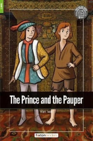 Cover image for 9781839250491 - The Prince and the Pauper - Foxton Readers Level 1 (400 Headwords CEFR A1-A2) with free online AUDIO