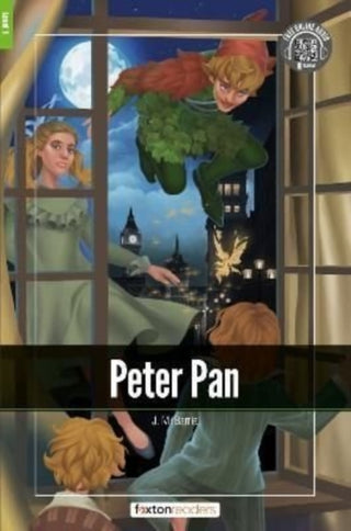 Cover image for 9781839250637 - Peter Pan - Foxton Readers Level 1 (400 Headwords CEFR A1-A2) with free online AUDIO