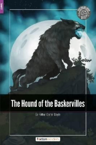 Cover image for 9781839250712 - The Hound of the Baskervilles - Foxton Readers Level 2 (600 Headwords CEFR A2-B1) with free online AUDIO